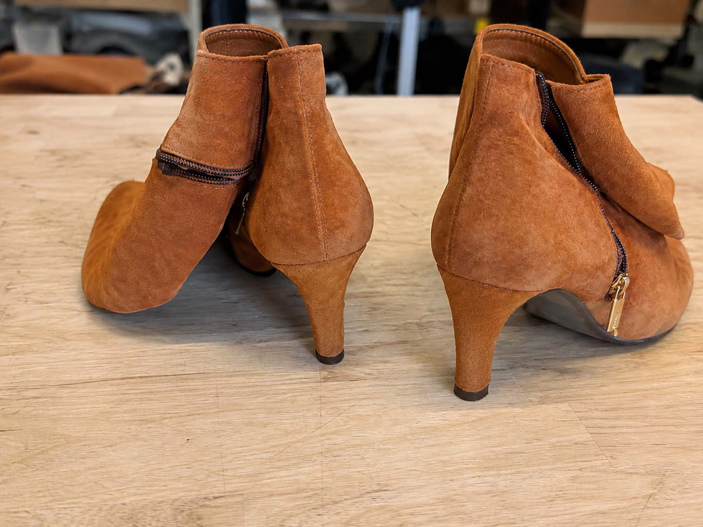 Talons rhabillés à neuf (Après)
