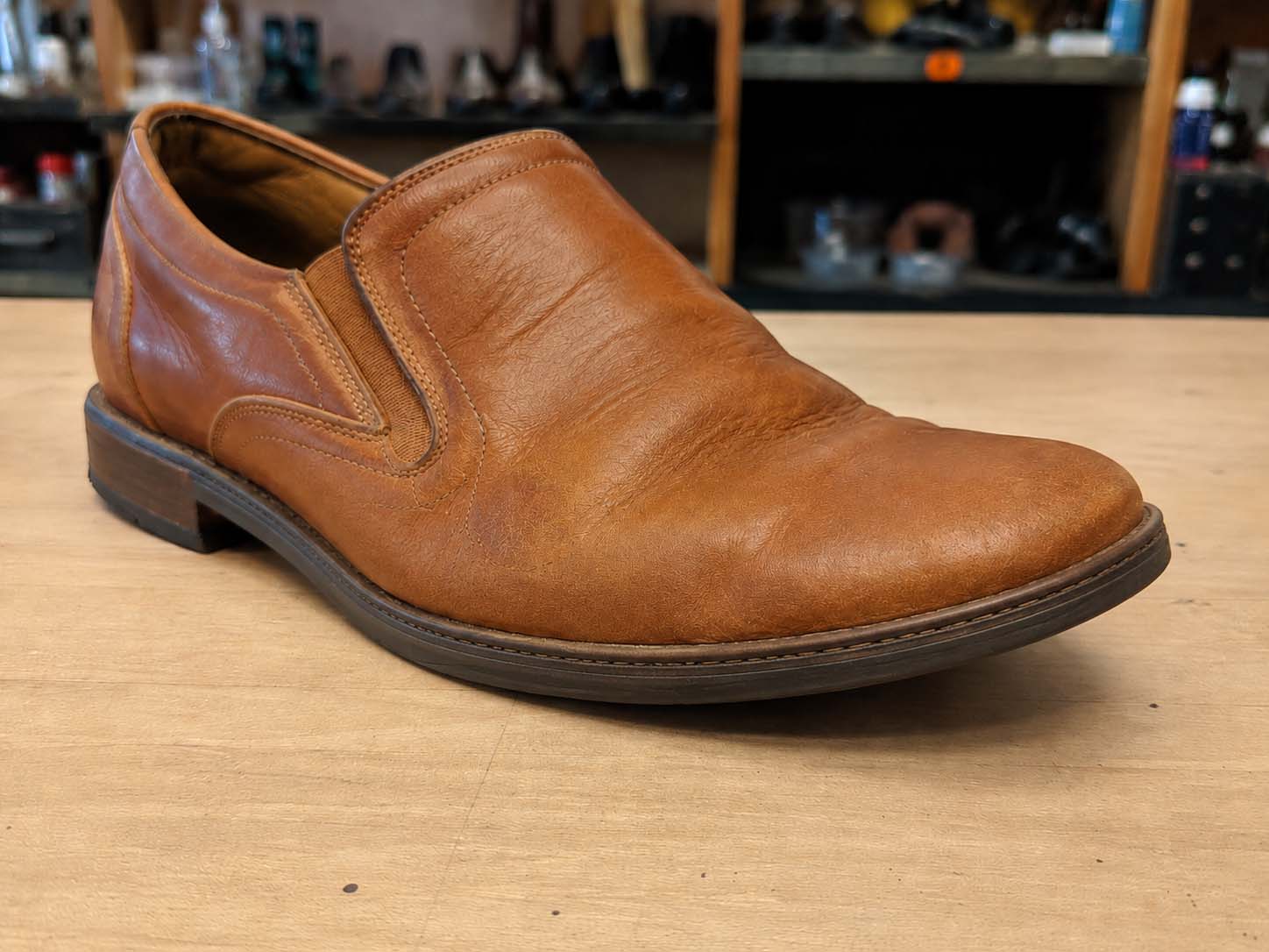 Ressemelage de mocassins (Après)